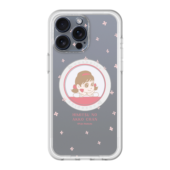 スリムプロテクションプレミアムケース with MagSafe［ ひみつのアッコちゃん - アッコちゃん - クリア ］