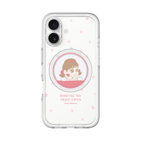 スリムプロテクションプレミアムケース with MagSafe［ ひみつのアッコちゃん - アッコちゃん - クリア ］