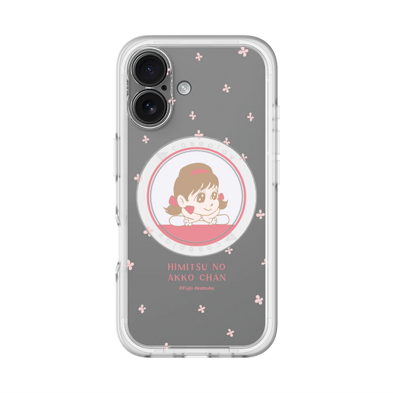 スリムプロテクションプレミアムケース with MagSafe［ ひみつのアッコちゃん - アッコちゃん - クリア ］
