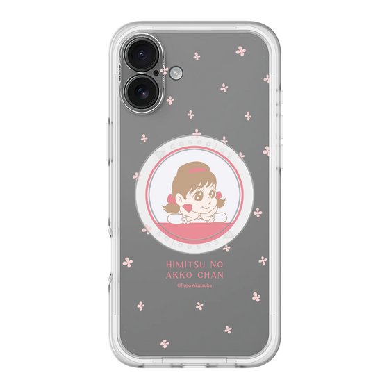 スリムプロテクションプレミアムケース with MagSafe［ ひみつのアッコちゃん - アッコちゃん - クリア ］