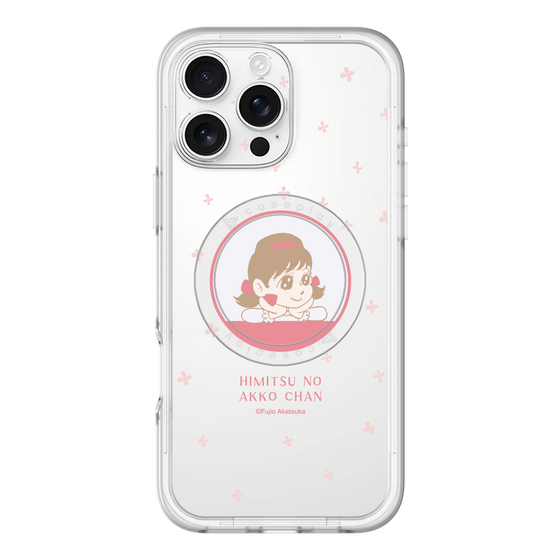 スリムプロテクションプレミアムケース with MagSafe［ ひみつのアッコちゃん - アッコちゃん - クリア ］