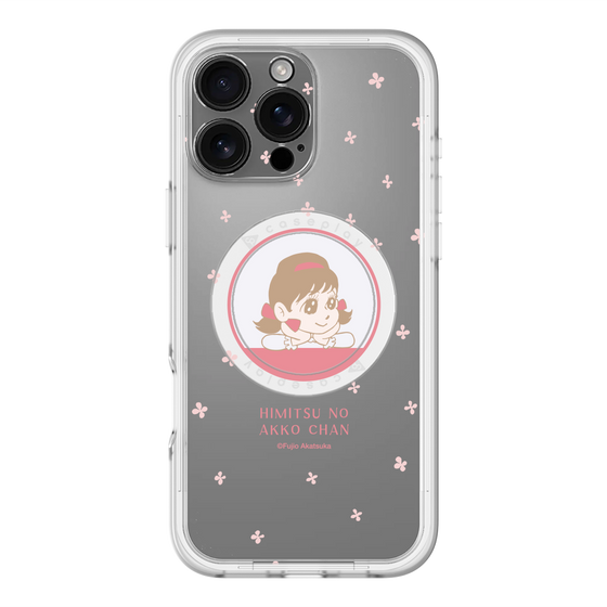 スリムプロテクションプレミアムケース with MagSafe［ ひみつのアッコちゃん - アッコちゃん - クリア ］