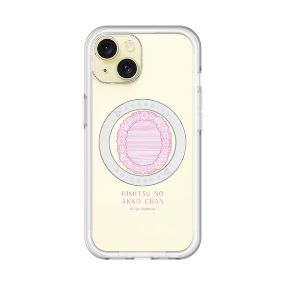スリムプロテクションプレミアムケース with MagSafe［ ひみつのアッコちゃん - 魔法の鏡 - クリア ］