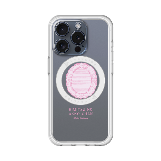スリムプロテクションプレミアムケース with MagSafe［ ひみつのアッコちゃん - 魔法の鏡 - クリア ］
