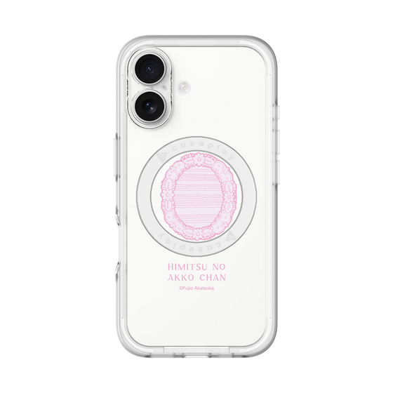 スリムプロテクションプレミアムケース with MagSafe［ ひみつのアッコちゃん - 魔法の鏡 - クリア ］