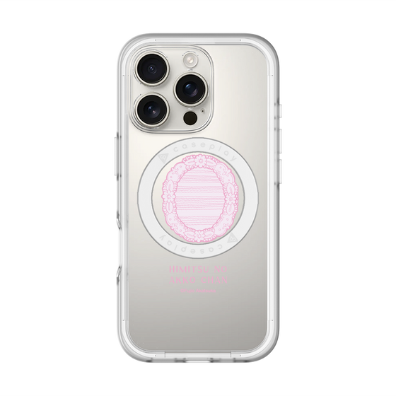 スリムプロテクションプレミアムケース with MagSafe［ ひみつのアッコちゃん - 魔法の鏡 - クリア ］