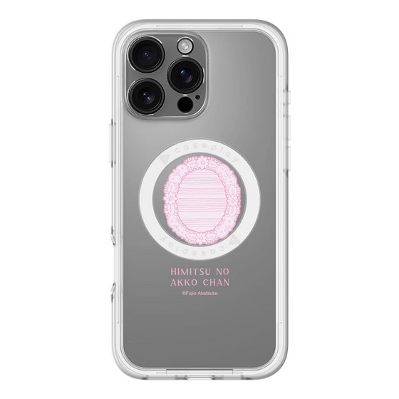スリムプロテクションプレミアムケース with MagSafe［ ひみつのアッコちゃん - 魔法の鏡 - クリア ］