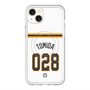 スリムプロテクションプレミアムケース with MagSafe［ 読売ジャイアンツ - #028 TOMIDA - ホーム ］