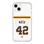 スリムプロテクションプレミアムケース with MagSafe［ 読売ジャイアンツ - #42 MATA - ホーム ］