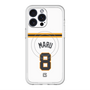 スリムプロテクションプレミアムケース with MagSafe［ 読売ジャイアンツ - #8 MARU - ホーム ］