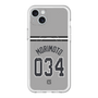スリムプロテクションプレミアムケース with MagSafe［ 読売ジャイアンツ - #034 MORIMOTO - ビジター ］
