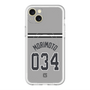 スリムプロテクションプレミアムケース with MagSafe［ 読売ジャイアンツ - #034 MORIMOTO - ビジター ］
