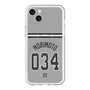 スリムプロテクションプレミアムケース with MagSafe［ 読売ジャイアンツ - #034 MORIMOTO - ビジター ］
