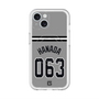 スリムプロテクションプレミアムケース with MagSafe［ 読売ジャイアンツ - #063 HANADA - ビジター ］