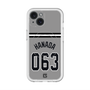 スリムプロテクションプレミアムケース with MagSafe［ 読売ジャイアンツ - #063 HANADA - ビジター ］