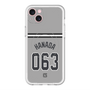 スリムプロテクションプレミアムケース with MagSafe［ 読売ジャイアンツ - #063 HANADA - ビジター ］