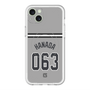 スリムプロテクションプレミアムケース with MagSafe［ 読売ジャイアンツ - #063 HANADA - ビジター ］