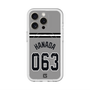 スリムプロテクションプレミアムケース with MagSafe［ 読売ジャイアンツ - #063 HANADA - ビジター ］
