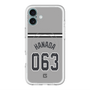 スリムプロテクションプレミアムケース with MagSafe［ 読売ジャイアンツ - #063 HANADA - ビジター ］