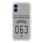 スリムプロテクションプレミアムケース with MagSafe［ 読売ジャイアンツ - #063 HANADA - ビジター ］