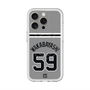 スリムプロテクションプレミアムケース with MagSafe［ 読売ジャイアンツ - #59 WAKABAYASHI - ビジター ］