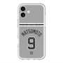 スリムプロテクションプレミアムケース with MagSafe［ 読売ジャイアンツ - #9 MATSUMOTO - ビジター ］