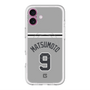 スリムプロテクションプレミアムケース with MagSafe［ 読売ジャイアンツ - #9 MATSUMOTO - ビジター ］