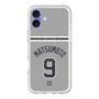 スリムプロテクションプレミアムケース with MagSafe［ 読売ジャイアンツ - #9 MATSUMOTO - ビジター ］