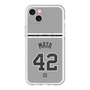 スリムプロテクションプレミアムケース with MagSafe［ 読売ジャイアンツ - #42 MATA - ビジター ］