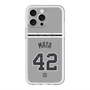 スリムプロテクションプレミアムケース with MagSafe［ 読売ジャイアンツ - #42 MATA - ビジター ］
