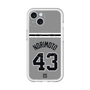 スリムプロテクションプレミアムケース with MagSafe［ 読売ジャイアンツ - #43 NORIMOTO - ビジター ］