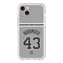 スリムプロテクションプレミアムケース with MagSafe［ 読売ジャイアンツ - #43 NORIMOTO - ビジター ］