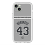 スリムプロテクションプレミアムケース with MagSafe［ 読売ジャイアンツ - #43 NORIMOTO - ビジター ］