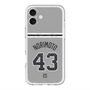 スリムプロテクションプレミアムケース with MagSafe［ 読売ジャイアンツ - #43 NORIMOTO - ビジター ］