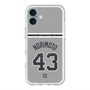 スリムプロテクションプレミアムケース with MagSafe［ 読売ジャイアンツ - #43 NORIMOTO - ビジター ］