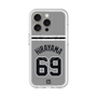 スリムプロテクションプレミアムケース with MagSafe［ 読売ジャイアンツ - #69 HIRAYAMA - ビジター ］