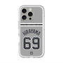 スリムプロテクションプレミアムケース with MagSafe［ 読売ジャイアンツ - #69 HIRAYAMA - ビジター ］