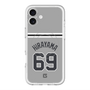 スリムプロテクションプレミアムケース with MagSafe［ 読売ジャイアンツ - #69 HIRAYAMA - ビジター ］