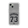 スリムプロテクションプレミアムケース with MagSafe［ 読売ジャイアンツ - #73 HASHIGAMI - ビジター ］