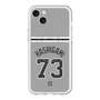 スリムプロテクションプレミアムケース with MagSafe［ 読売ジャイアンツ - #73 HASHIGAMI - ビジター ］