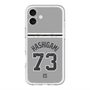 スリムプロテクションプレミアムケース with MagSafe［ 読売ジャイアンツ - #73 HASHIGAMI - ビジター ］
