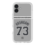 スリムプロテクションプレミアムケース with MagSafe［ 読売ジャイアンツ - #73 HASHIGAMI - ビジター ］