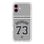 スリムプロテクションプレミアムケース with MagSafe［ 読売ジャイアンツ - #73 HASHIGAMI - ビジター ］