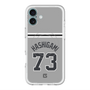 スリムプロテクションプレミアムケース with MagSafe［ 読売ジャイアンツ - #73 HASHIGAMI - ビジター ］