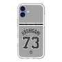 スリムプロテクションプレミアムケース with MagSafe［ 読売ジャイアンツ - #73 HASHIGAMI - ビジター ］