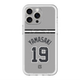 スリムプロテクションプレミアムケース with MagSafe［ 読売ジャイアンツ - #19 YAMASAKI - ビジター ］
