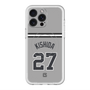 スリムプロテクションプレミアムケース with MagSafe［ 読売ジャイアンツ - #27 KISHIDA - ビジター ］