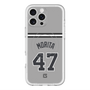 スリムプロテクションプレミアムケース with MagSafe［ 読売ジャイアンツ - #47 MORITA - ビジター ］