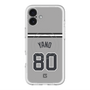 スリムプロテクションプレミアムケース with MagSafe［ 読売ジャイアンツ - #80 YANO - ビジター ］