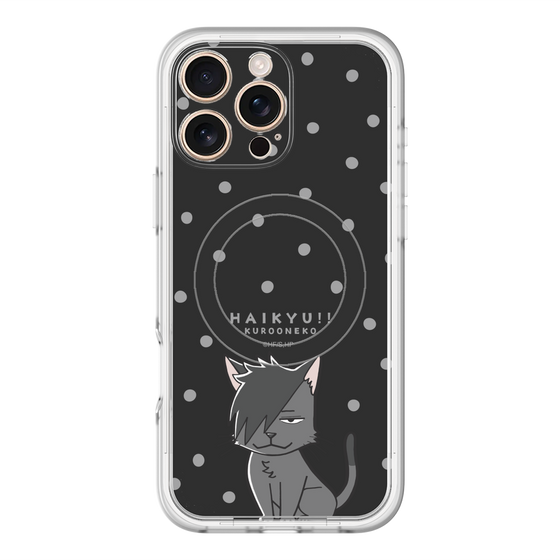 スリムプロテクションプレミアムケース with MagSafe［ ハイキュー!! - クロオネコ ］